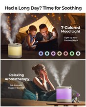 Homvana Cool Mist Humidifiers H102 with 7-colored mood light